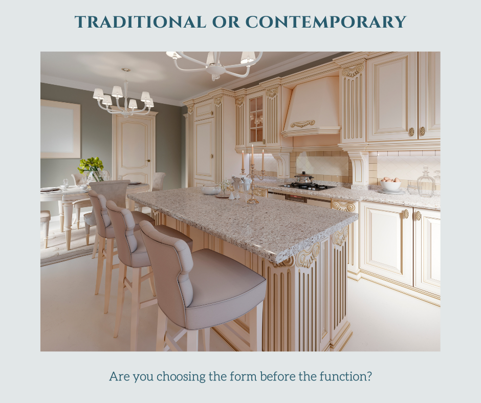 are you looking for a traditional or contemporary Kitchen.